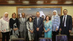 وفد رفيع المستوى من اليونسيف يزور جامعة النجاح