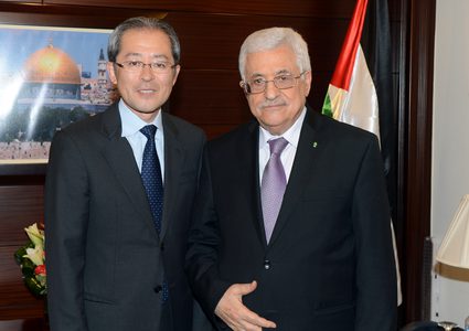 الرئيس يستقبل المبعوث الياباني للشرق الأوسط