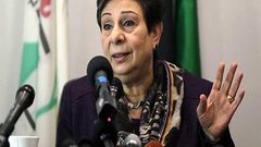 عشراوي: مع التهدئة ولكن بشرط