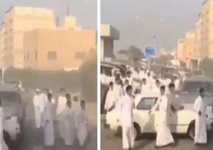 مشاجرة عنيفة بين 20 شابًا في الكويت!(فيديو)