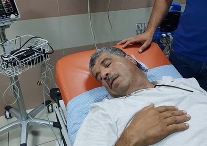إصابة الوزير عساف برصاصة مطاطية بـ"راس كركر"