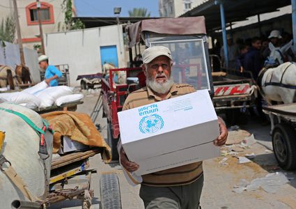 مخيم الشاطئ للاجئين غرب غزة