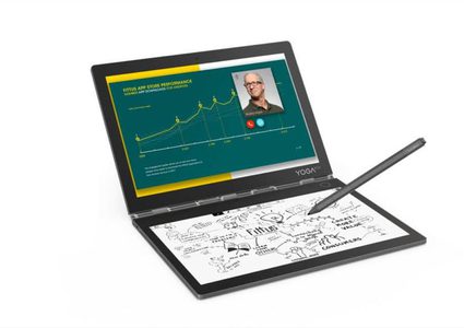 أول كمبيوتر في العالم بشاشتين وحبر إلكتروني