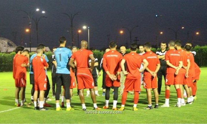 منتخب فلسطين يتوجه إلى قيرغيزستان