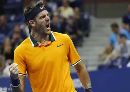 ديل بوترو يسحق تشوريتش ويصل دور الـ8 في البطولة