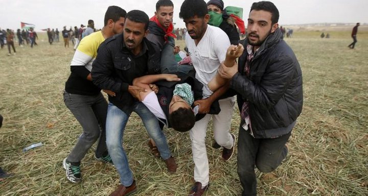 إصابة شاب برصاص الاحتلال شرق خان يونس