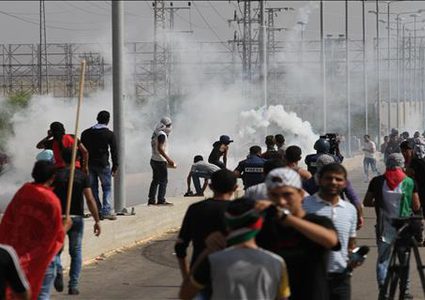 7 إصابات بمواجهات مع الاحتلال شمال القطاع
