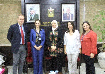 غنام تستقبل نائب رئيس الاتحاد الأوروبي في فلسطين