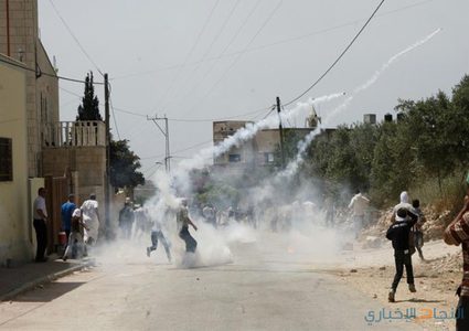 إصابات بالاختناق خلال اقتحام كفر قدوم شرق قلقيلية