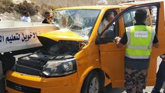 3 اصابات في حادث سير في العيزرية