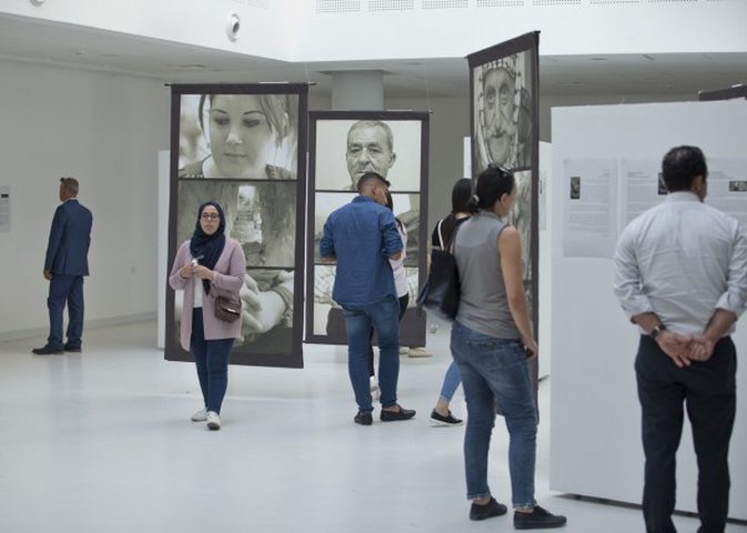 افتتاح معرض "وجوه من أماكن ممحُوّة"