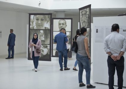 افتتاح معرض "وجوه من أماكن ممحُوّة"