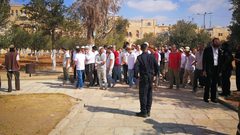 مستوطنون يؤدون صلوات جماعية في المسجد الاقصى