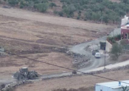 مواجهات بين الشبان وقوات الاحتلال جنوب نابلس