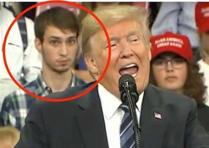معاقبة شاب أمريكي لأنه خطف الأضواء من ترامب!