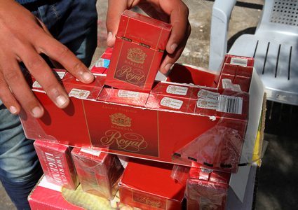 ضبط دخان ومعسل مهرب وممنوع من التداول في جنين