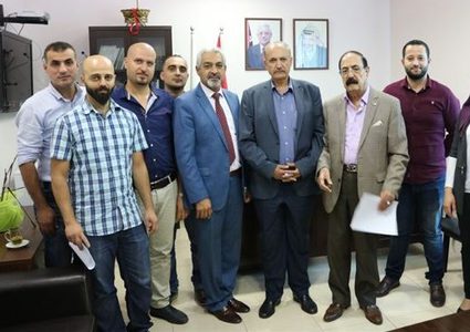 أبو يوسف يتسلم دائرة التنظيمات الشعبية في م.ت.ف