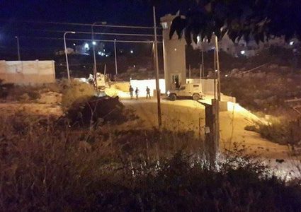 إطلاق النار تجاه مجموعة اقتربت من موقع "ناحل عوز"