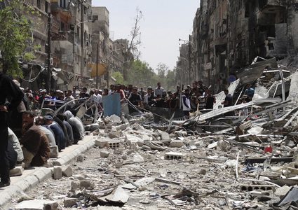 ماذا علقت المنظمة على إعادة إعمار مخيم اليرموك؟