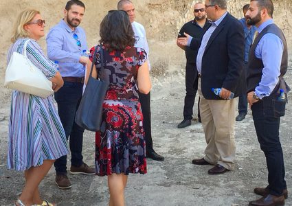 رالف طراف يتفقد "بركة البطرك - السلطان"