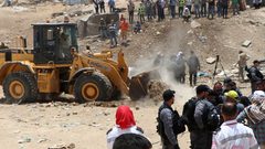 الخارجية تطالب ادارة ترامب بوقف هدم الخان الاحمر