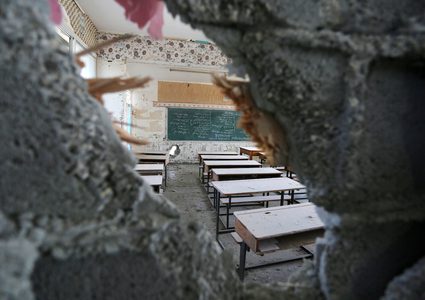 قصف إسرائيلي على مدرسة للأونروا بخانيونيس