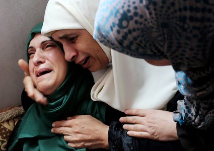 تشييع جثامين شهداء مسيرة العودة في غزة