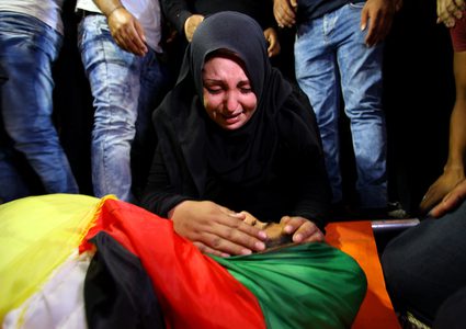 غزة: تشييع جثامين شهداء مسيرة العودة