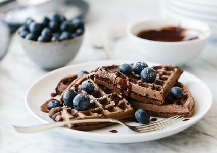 وافل الشوكولاتة السريعة