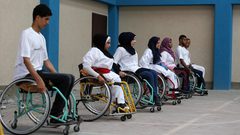 فيديو: معاقون بغزة يشكلون فريقاً للعبة الكاراتيه