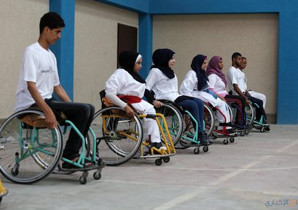 فيديو: معاقون بغزة يشكلون فريقاً للعبة الكاراتيه