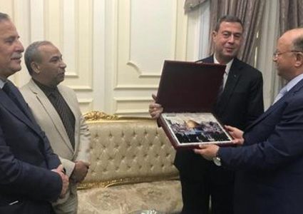السفير دياب اللوح يلتقي محافظ القاهرة