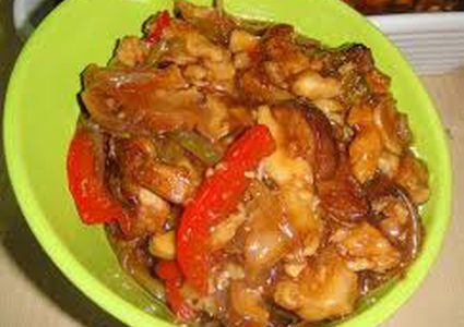 طريقة عمل الدجاج الصيني بالبروكلي وصلصة المحار