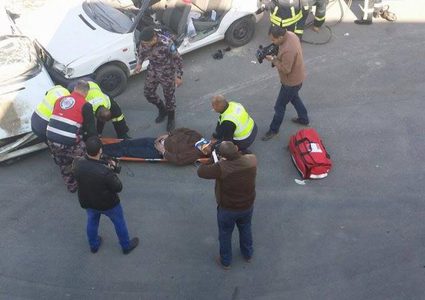 مناورة لمحاكاة مخاطر الزلازل في نابلس