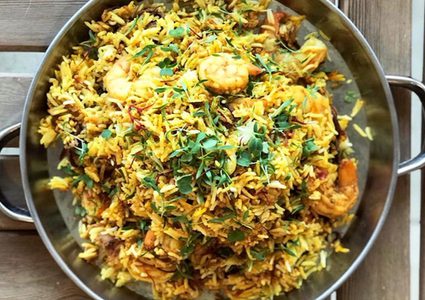 طريقة عمل برياني الجمبري