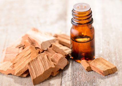 فرك فروة الرأس بزيت خشب الصندل علاج للصلع