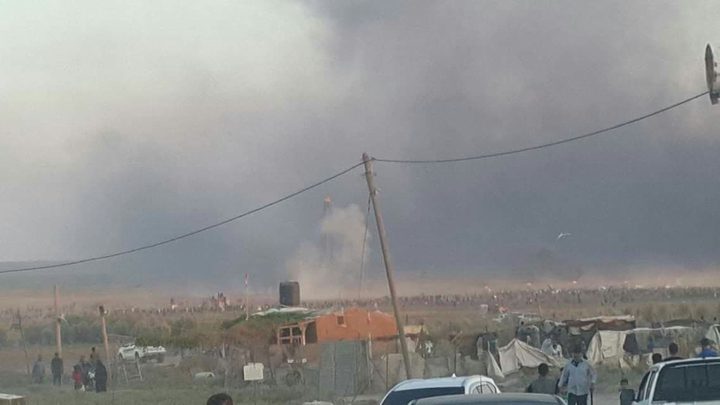 الاحتلال يستهدف نقطة رصد للمقاومة شرق غزة