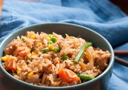 أرز صيني بالدجاج