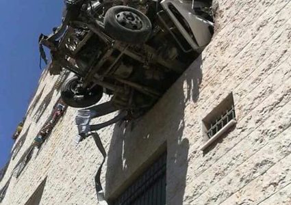 حقيقة القفزة "العجيبة" لشاحنة نابلس