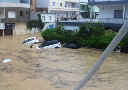 فيضانات مدمّرة تجتاح تونس