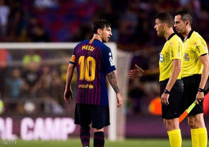 تصرف "غير لائق" من ميسي