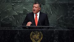 العاهل الأردني: حل الدولتين يُلبي احتياجات الطرفين