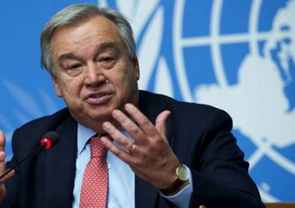 غوتيريش يؤكد التزامه بحل الدولتين