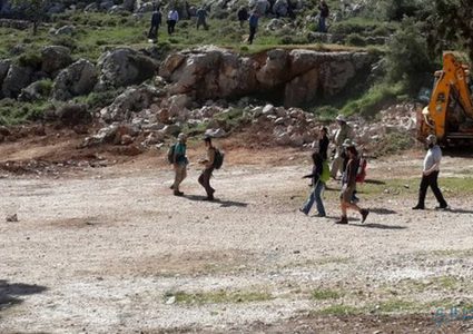 مستوطنون يقتحمون منطقة برك سليمان جنوب بيت لحم