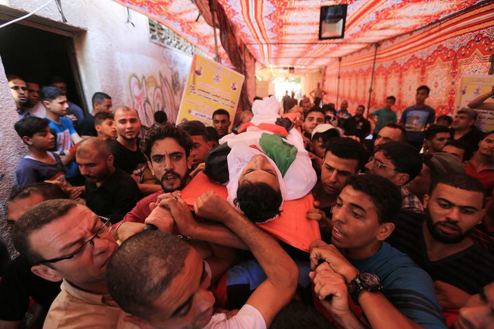 غـزة تشيع شهداء "جمعة انتفاضة الأقصى"