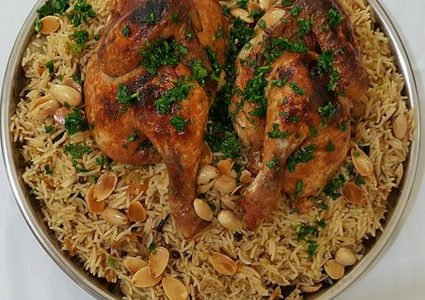 أرز بخاري بالدجاج