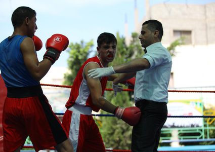 بطولة ملاكمة في الكلية الجامعية للعلوم التطبيقية