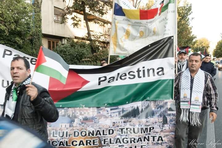 مسيرة حاشدة ببوخارست لمنع نقل سفارة بلادهم للقدس