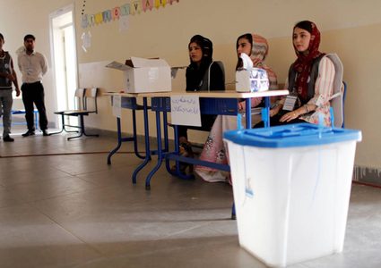 بدء التصويت في انتخابات برلمان إقليم كردستان