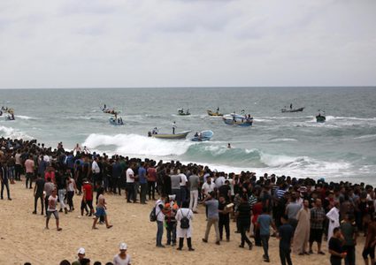 مسير بحري لكسر الحصار عن غزة